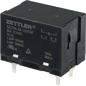 Przekaźnik dużej mocy Zettler Electronics AZ2704-2A-12DTWF, max 840 W/8310 VA