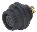 Złącze męskie okrągłe Deltron Connectors DELKSP1312/S4, styki:4, 200 V, 5 A, 1 szt.