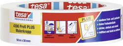tesa® 4306 Profi PLUS taśma malarska - taśma malarska zapewniająca czyste i płaskie krawędzie lakieru Taśma maskująca tesa tesakrepp® 04306-00044-02 PREMIUM (D x S) 50 m x 30 mm 50 m 1 szt.