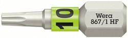 867/1 Bity TORX® HF z funkcją przytrzymywania, TX 10 x 25 mm Bit Torx TX 10 Wera 867/1 05066140001  1 szt.