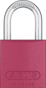 Kłódka aluminiowa Abus ABVS46790, 39x74x19 mm, czerwona