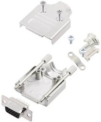 Zestaw listew żeńskich D-Sub Amphenol L17MHDM09+L77HDE15S, rzędy: 3, styki: 15, 180 °, 1 szt.