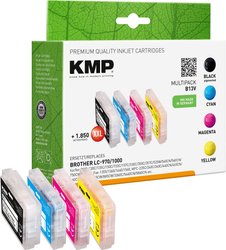 Pakiet specjalny KMP do drukarek tuszowych Brother Pakiet specjalny KMP = Brother LC-970