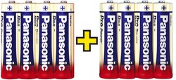 Baterie AA Panasonic Pro Power 4+4 136004, 1.5 V, alkaliczno-manganowe, 8 szt.