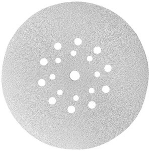 Tarcza szlifierska kwb Quick-Stick K 80 - do szlifierek z długą szyją, 225 mm Ø, powłoka stearynianowa, perforowana na rzep Papier ścierny delta, zestaw kwb  492108  5 szt.