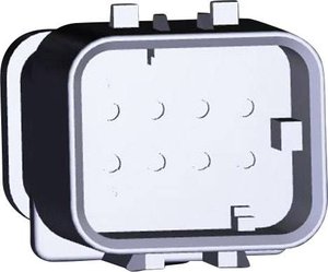 Obudowa złącza pin męskiego na kabel TE Connectivity AMPSEAL16 776495-2, automotive, piny: 8, 13 A, 1 szt.