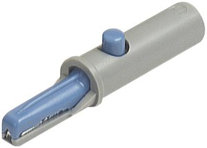 Zacisk krokodylowy SKS Hirschmann AK 10 930126102 Maksymalny zakres zacisku: 6 mm Długość: 53 mm niebieski 1 szt.