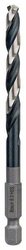 Wiertło kręte HSS Impact Control z chwytem sześciokątnym, 6 x 57 x 98 mm, opakowanie 1 szt. Wiertło kręte do metalu Bosch Accessories 2608577058 1 szt.
