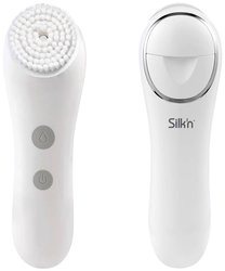 Silk',n Fresh - szczoteczka do mycia twarzy z dozownikiem balsamu oczyszczającego  Silk´n Fresh Pędzelek do twarzy z funkcją masażu