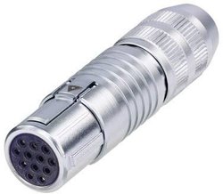 Złącze męskie okrągłe Neutrik MSCF12, styki:12, 50 V/AC, 3 A, 1 szt.