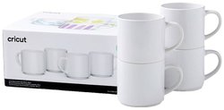 Cricut Kubek Ceramiczny Pusty Biały 300ml Opakowanie 4 Cricut 2009392 Filiżanka 300 ml biały 4 szt.