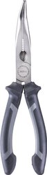Szczypce płaskie okrągłe kwb / szczypce płaskie 200 mm 382610, zgodnie z DIN ISO 5745, zakrzywiony kształt, ostrza hartowane, stal CrV Szczypce zestaw kwb 382610