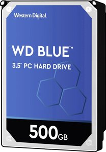 Western Digital Blue™ 500 GB  Dysk twardy wewnętrzny, 3,5'' (8,9 cm) SATA III WD5000AZRZ Opakowanie zastępcze