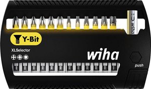 Zestaw bitów Wiha XLSelector Y-Bit 50 mm Phillips, Pozidriv, TORX® 31 szt. 1/4 '' Bity Wiha  41834 1 zest. krzyżakowy Phillips, krzyżakowy Pozidriv, TORX Plus