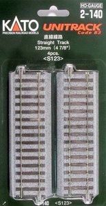 2-140 H0 Kato Unitrack Tor- prosty 123 mm