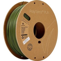 Filament do drukarek 3D PLA Polymaker 70957, Średnica filamentu: 1.75 mm, 1000 g, Wojskowy Ciemnozielony