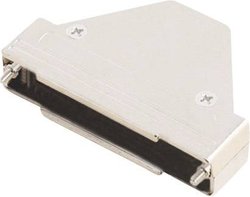 Obudowa złącza D-SUB Ilość styków: 37 tworzywo sztuczne, metalizowane 180 °, 45 °, 45 ° srebrny MH Connectors MHTRI-M-37-K 1 szt.