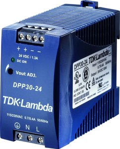 Zasilacz na szynę DIN TDK-Lambda DPP30-24, 24 V/DC, 1.3 A, 30 W