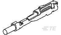 TE Connectivity TE AMP 0.64/025 - Terminals 1123343-1, 1 szt.