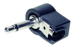 Złącze męskie jack 3,5 mm TRU COMPONENTS 1559796, CuZn, niklowany, złącze męskie kątowe, 1 szt.