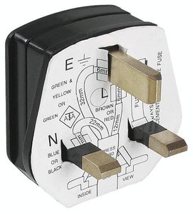 Bachmann 910.176 3P czarny elektryczny wtyczka Wtyczka z uziemieniem Bachmann 910.176, IP20