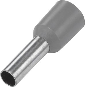 Końcówka rurkowa TRU COMPONENTS E40-09GY 1091282, z częściową izolacją , 4 mm²  x 9 mm, 100 szt.