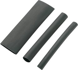Zakres rurek termokurczliwych czarny współczynnik skurczu 12,70 mm: 3: 1 543104 HMT3-06S