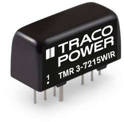 Przetwornica DC/DC, do PCB TracoPower TMR 3-4811WIR TMR 3-4811WIR, SIL-8, 3 W, 600 mA, 1 szt.