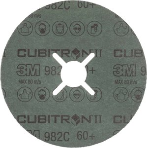 Dysk fibrowy 3M™ Cubitron™ II 982C, 125mm x 22mm, 60+ Dysk fibrowy 3M Cubitron™ II 982C 460677
