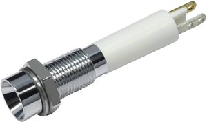 Lampka sygnalizacyjna LED, wielokolorowa CML 19030354 19030354, 30 mcd, 30 mcd, 24 V/DC, 6 mm