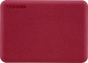 Toshiba Canvio Advance 1 TB Zewnętrzny dysk twardy 6,35 cm (2,5'') USB 3.2 Gen 1 czerwony HDTCA10ER3AA