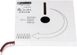 Końcówka rurkowa Phoenix Contact AI 0,75- 8 BU-B 3201547, Izolowane częściowo, 0.75 mm²  x 8 mm, 1000 szt.