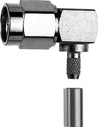 Złącze SMA Telegärtner J01150A0521 J01150A0521 złącze męskie kątowe 50 Ω 1 szt.