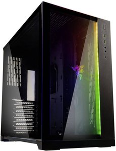 Lian Li PC-O11DRE Midi Tower Obudowa  czarny z okienkiem, z filtrem przeciwkurzowym, ze zintegrowanym oświetleniem