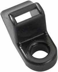 Gniazdo montażowe do opasek kablowych HellermannTyton CL8-W-BK-C1 151-02259 1 szt.