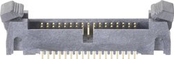 Listwa pinowa, prosta Właściwości klem zaciskowych: z krótką dźwignią do usuwania Siatka: 1.27 mm Ilośc pinów: 26 BKL Electronic 10120384 1 szt.