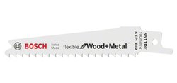 Brzeszczot do piły szablastej S 511 DF, 100 x 19 x 0,9 mm, zestaw 5 szt. Bosch Accessories 2608657723 5 szt.