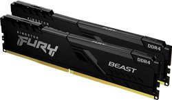 Kingston FURY Beast Pamięć robocza do PC - zestaw  DDR4 64 GB 2 x 32 GB  3200 MHz 288 pin DIMM CL16 KF432C16BBK2/64