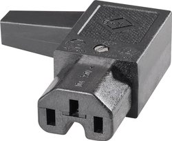 Złącze męskie IEC K & B 43R 43R012211, styki: 2 + PE, 250 V, 10 A, 1 szt.