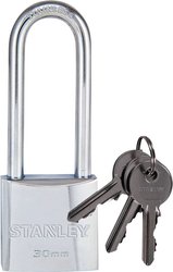 Kłódka STANLEY 81060 371 401 30 mm    z zamkiem kluczykowym