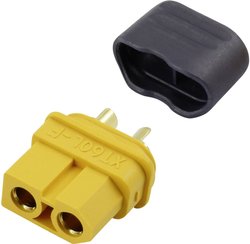 Złącze żeńskie akumulatora XT60L Reely 1509169 pozłacane 1 szt.