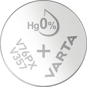 Bateria guzikowa Varta V 357, srebrowo-tlenkowa, 1,55 V, 140 mAh