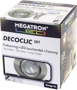 Lampa do zabudowy Megatron  MT75403  6 W 400 lm