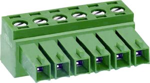 Obudowa złącza pin żeńskiego na kabel DECA MC420-35006 1307082, wire-to-board, piny: 6, 10 A, 1 szt.