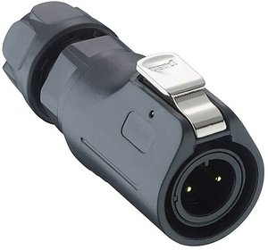 Złącze męskie okrągłe Lumberg 0250 07, styki:7, 125 V, 3 A, 1 szt.