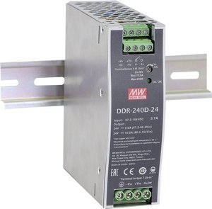 Przetwornik DC/DC na szynę DIN Mean Well DDR-240C-48 DDR-240C-48 48 V/DC 5 A 240 W Ilość wyjść:1 x