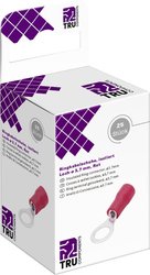 Końcówki kablowe oczkowe, izolowane - czerwone, 0,5mm² - 1,5mm², otwór Ø 3,7mm, 25 szt. TRU COMPONENTS T2010C283 Końcówka oczkowa 25 szt.