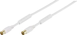 Kabel Anteny Vivanco 48121 48/30 50GW, 110 dB, 5.00 m, pozłacane styki, z rdzeniem ferrytowym
