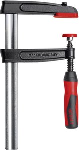 Ścisk śrubowy z żeliwa ciągliwego z 2-komponentową rękojeścią Bessey TPN20BE-2K Maksymalna rozpiętość:200 mm  Posuw:100 mm