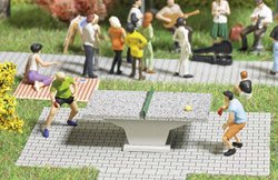 Busch Action-Set 7843 Zestaw do tenisa stołowego H0 gotowy model